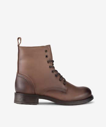 BOTIM ESTILO MILITAR EM PELE