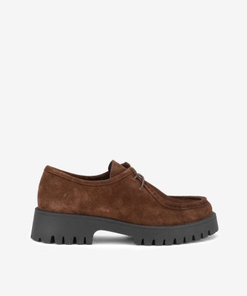 SAPATO EM CROUTE CAMURÇA DE ATACADOR