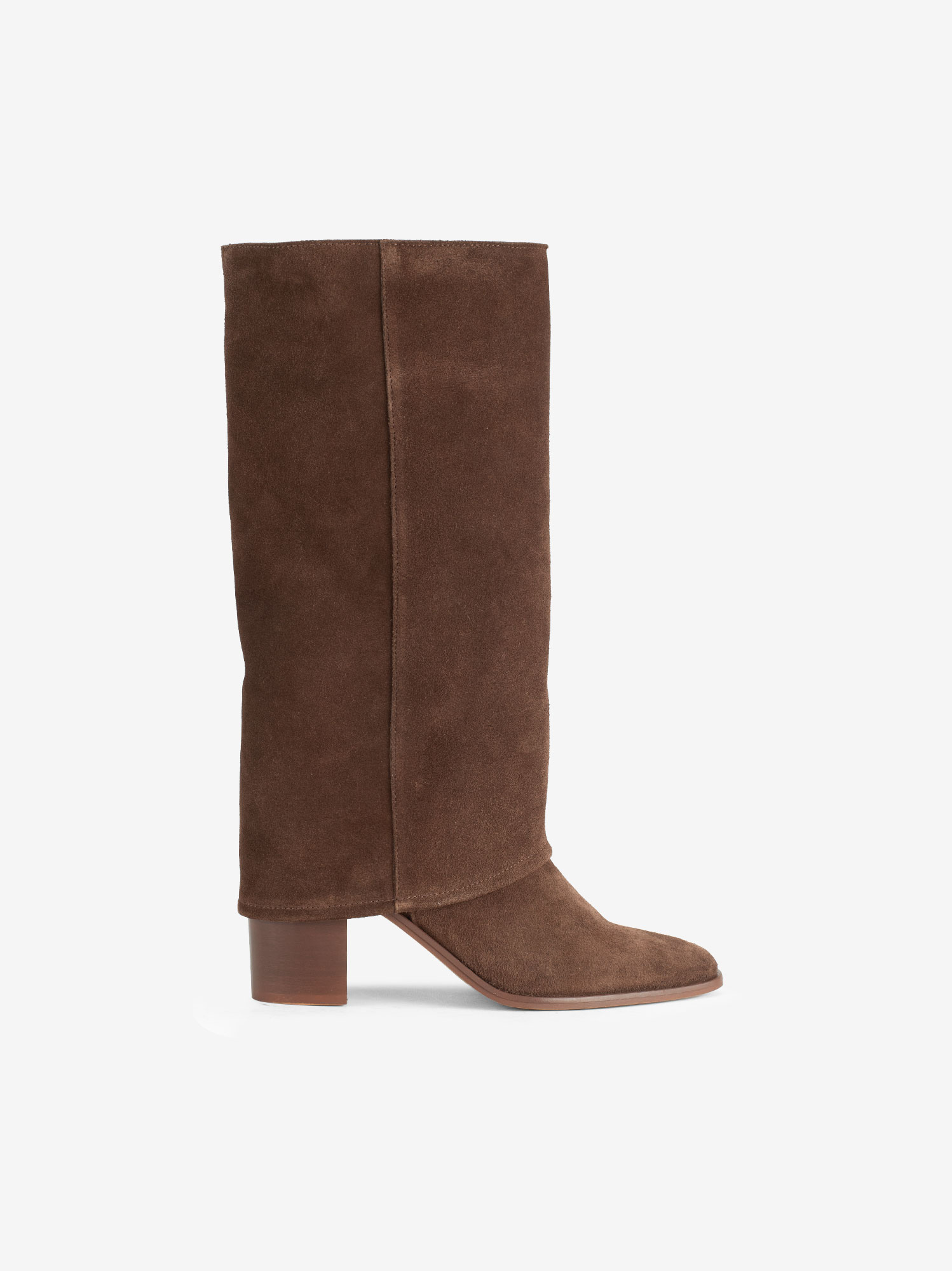 BOTA ALTA COM CANO DUPLO