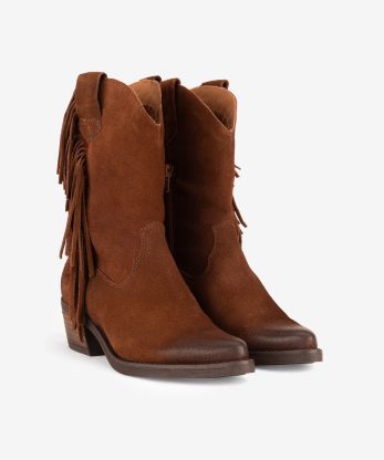Alternative view of BOTA TEXANA EM CROUTE COM FRANJAS