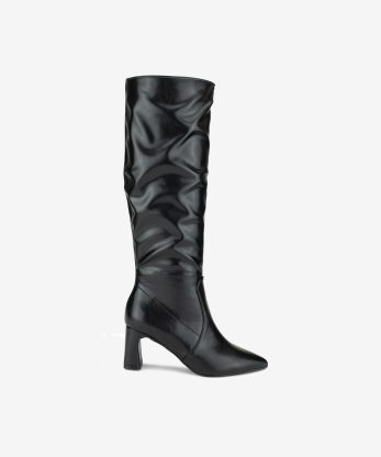 BOTA ALTA EFEITO PELE DE TACÃO