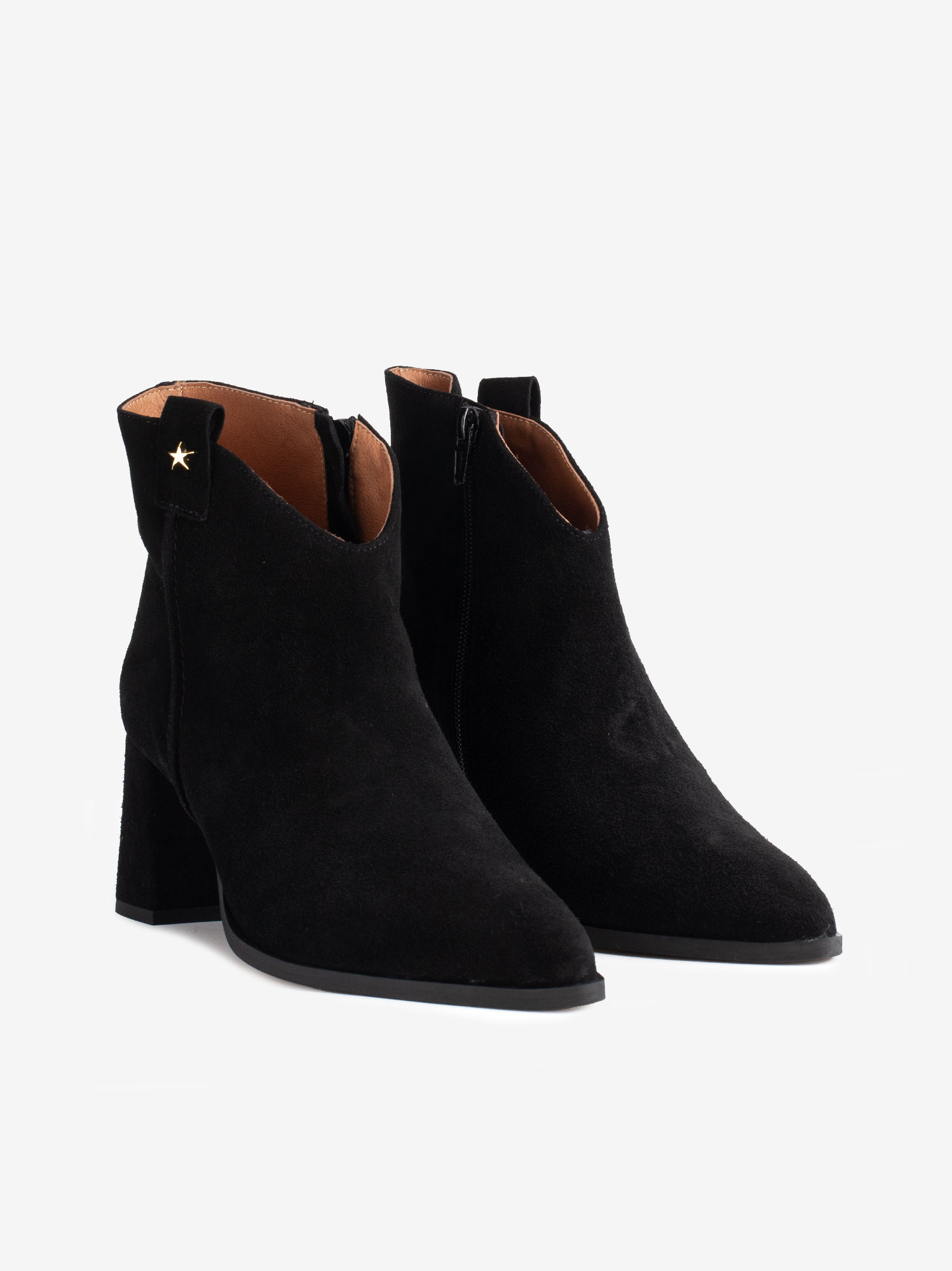 BOTIM DE TACÃO EM CROUTE CAMURÇA - Image 2