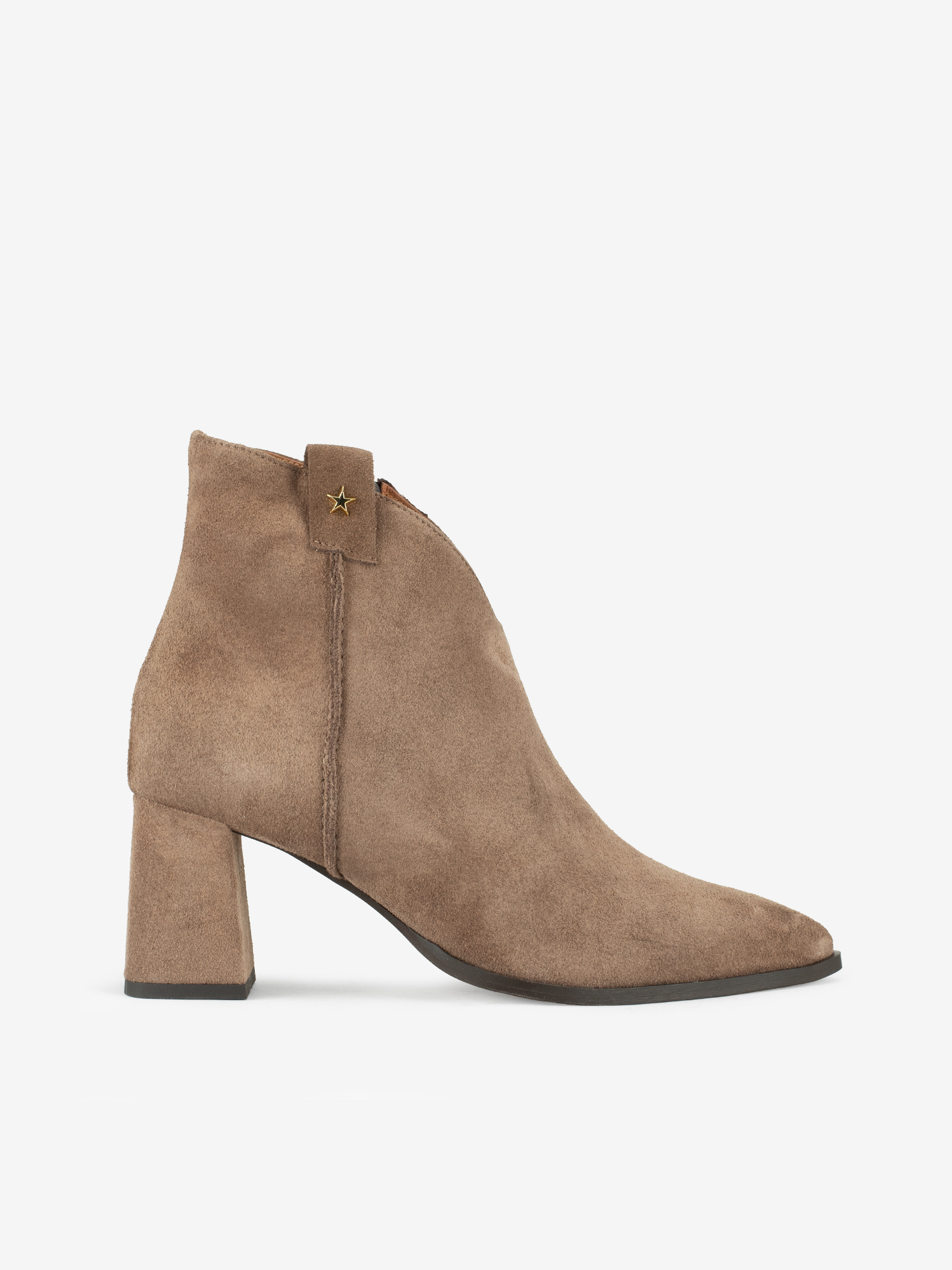 BOTIM DE TACÃO EM CROUTE CAMURÇA - Image 3