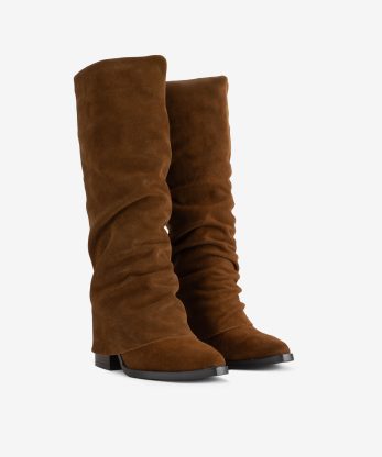 Alternative view of BOTA DE POLAINA EM CROUTE CAMURÇA