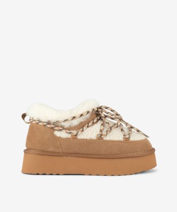 BOTIM EM CROUTE CAMURÇA COM PELO SINTÉTICO