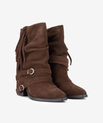 Alternative view of BOTA DE TACÃO COM FRANJAS