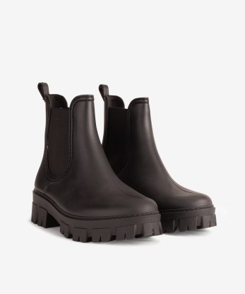 Alternative view of BOTIM CHELSEA EM BORRACHA MATE COM SOLA CHUNKY