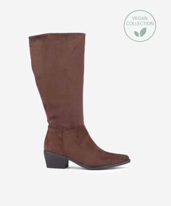 BOTA ALTA DE TACÃO ACAMURÇADA