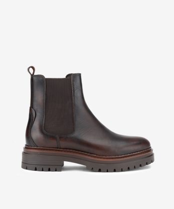 BOTA CHELSEA EM PELE - CASTANHO, 39