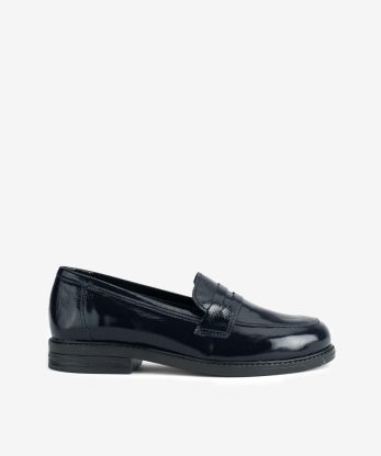 SAPATO LOAFER EM PELE VERNIZ