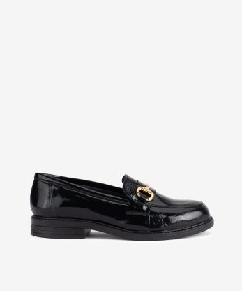 SAPATO LOAFER EM PELE VERNIZ