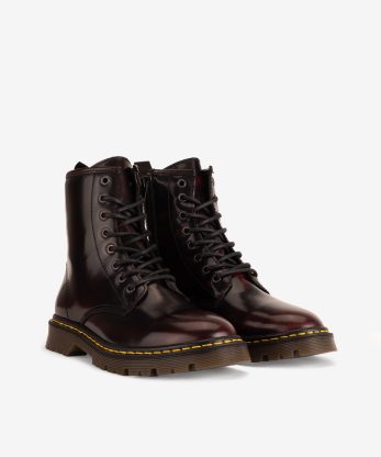 Alternative view of BOTIM MILITAR EM PELE POLIDA