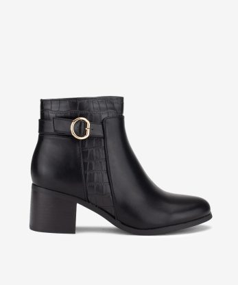 Alternative view of BOTIM DE TACÃO MULTIPEÇA COMBINADO DE FIVELA E FECHO INTERIOR