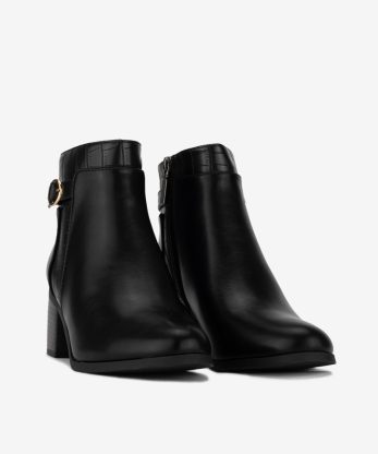 Alternative view of BOTIM DE TACÃO MULTIPEÇA COMBINADO DE FIVELA E FECHO INTERIOR