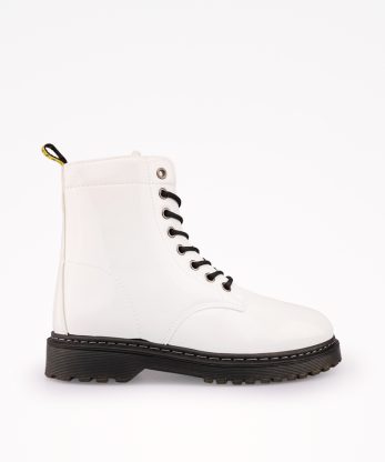 BOTA ESTILO MILITAR POLIDA