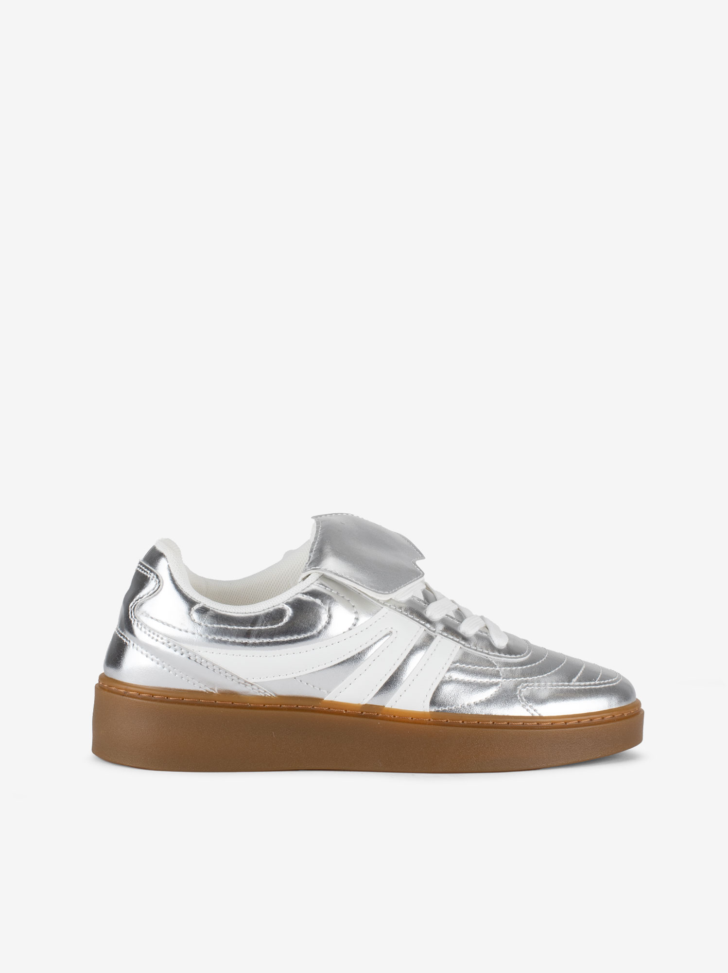 TÉNIS MULTIPEÇA METALIZADO