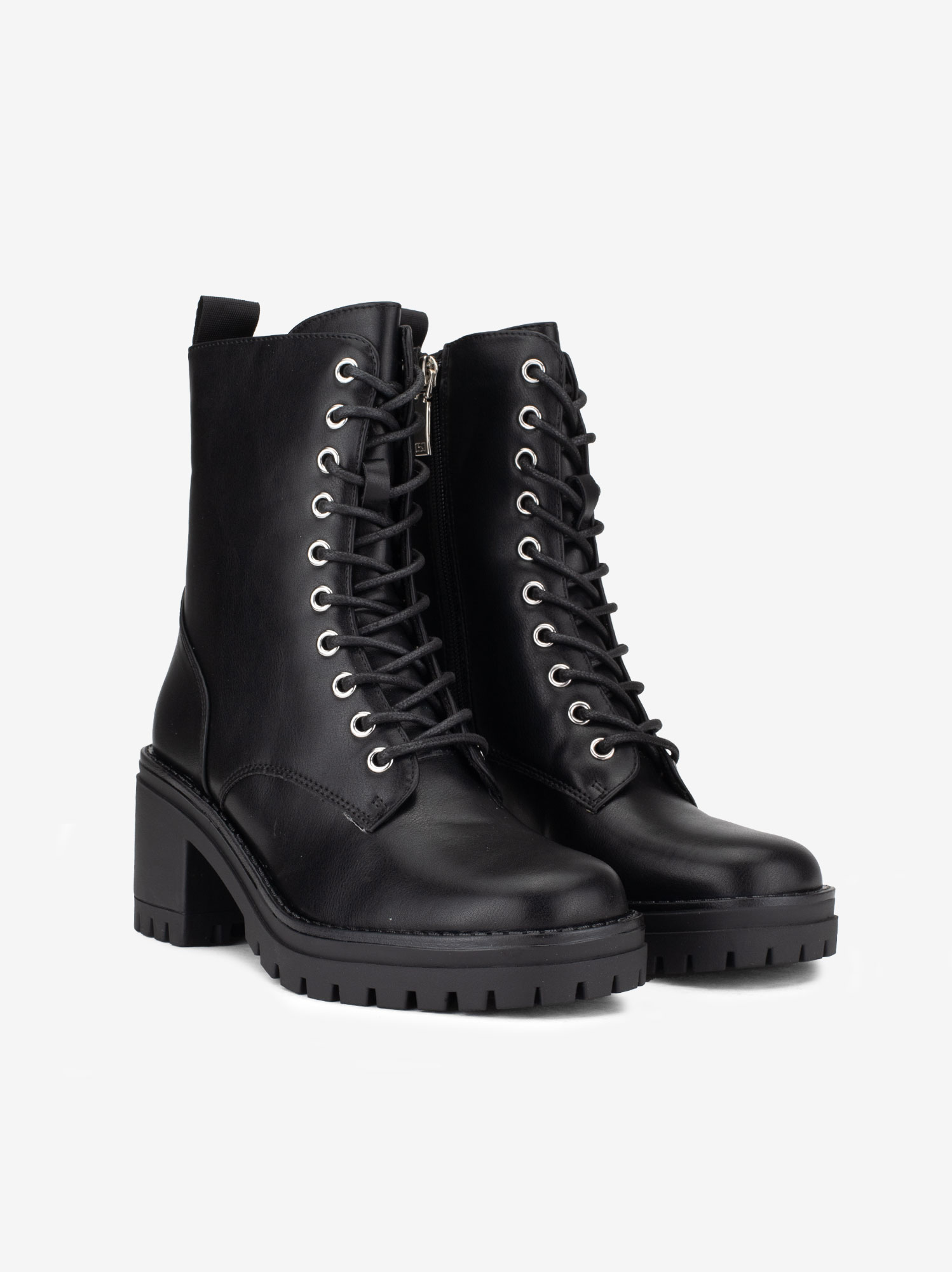 BOTA DE TACÃO ESTILO MILITAR DE ATACADOR COM SOLA DE RASTO - Image 2
