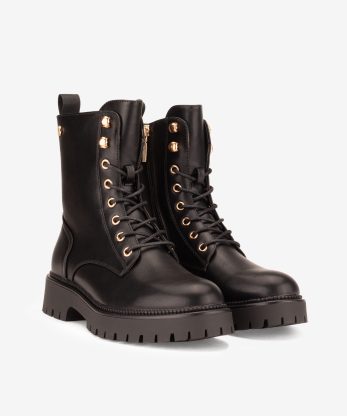 Alternative view of BOTA ESTILO MILITAR DE ATACADOR COM SOLA DE RASTO