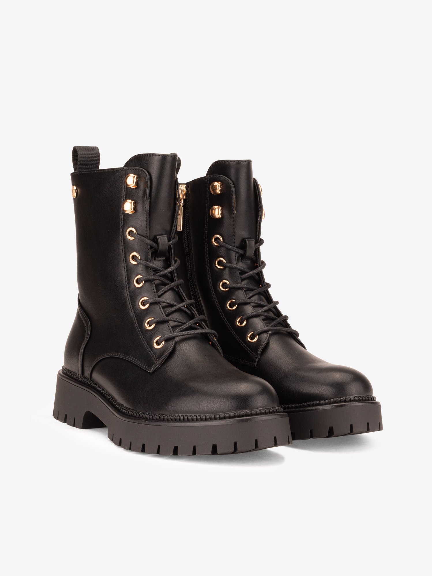 BOTA ESTILO MILITAR DE ATACADOR COM SOLA DE RASTO - Image 2
