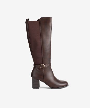 BOTA ALTA COMBINADA DE TACÃO