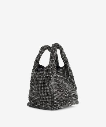 Alternative view of MALA CLUTCH DE FESTA DECORADA EM CRISTAIS COM ALÇA REMOVÍVEL TIRACOLO NO INTERIOR