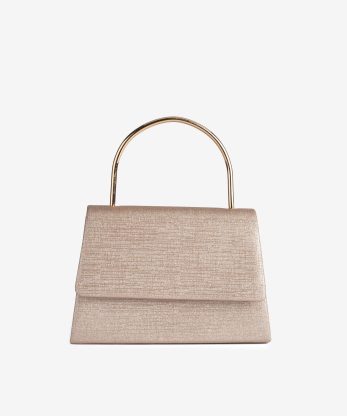 MALA CLUTCH DE FESTA METALIZADA ESTAMPADA COM ALÇA REMOVÍVEL TIRACOLO NO INTERIOR