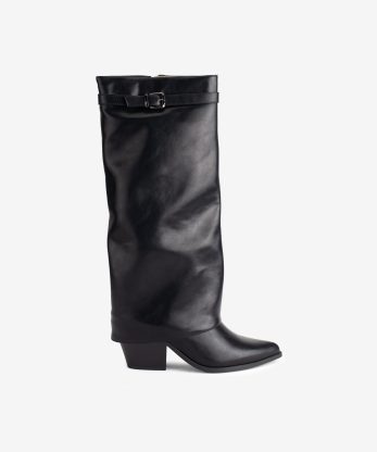 BOTA ALTA COM POLAINA