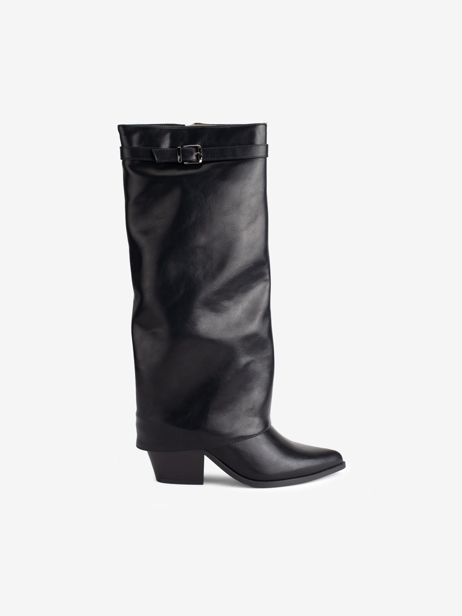 BOTA ALTA COM POLAINA