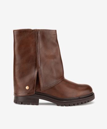 BOTA COM POLAINA EFEITO PELE