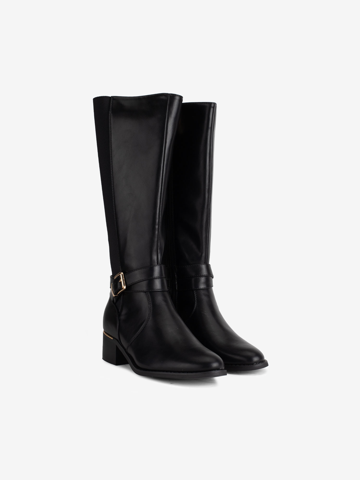 BOTA ALTA EFEITO PELE COM ELÁSTICO - Image 2