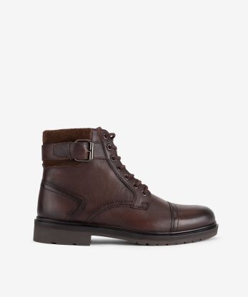 BOTA MULTIPEÇA COM CAP TOE EM PELE