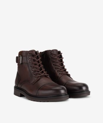 Alternative view of BOTA MULTIPEÇA COM CAP TOE EM PELE