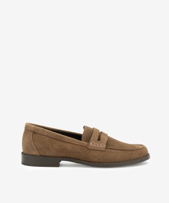 SAPATO MOCASSIM EM CROUTE