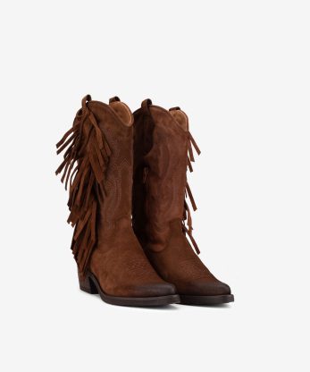 Alternative view of BOTA TEXANA EM CROUTE COM FRANJAS