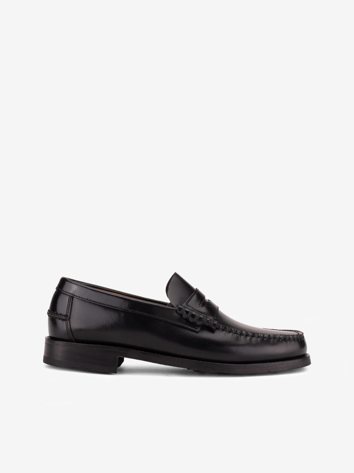 SAPATO PENNY LOAFER TOSCANINI EM PELE POLIDA COM SOLA DE COURO - Image 4