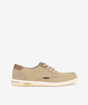 SAPATO BLUE WAY ESTILO VELA DE ATACADOR EM TECIDO COM CUPSOLE