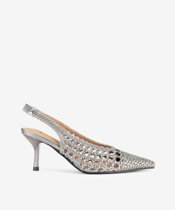 SAPATO SLING BACK ENTRANÇADO