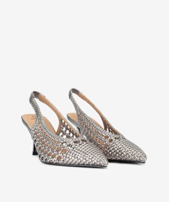 Alternative view of SAPATO SLING BACK ENTRANÇADO