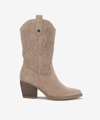 BOTA DE TACÃO ESTILO TEXANA