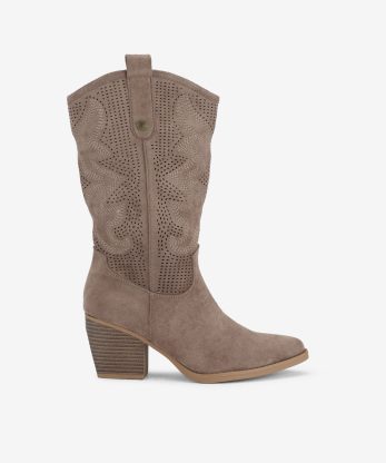 BOTA DE TACÃO ESTILO TEXANA