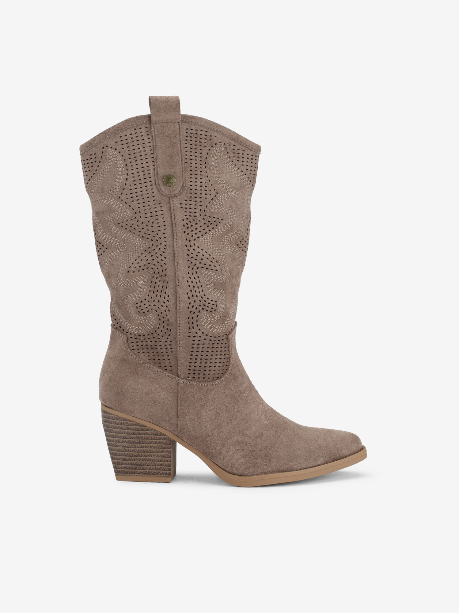 BOTA DE TACÃO ESTILO TEXANA