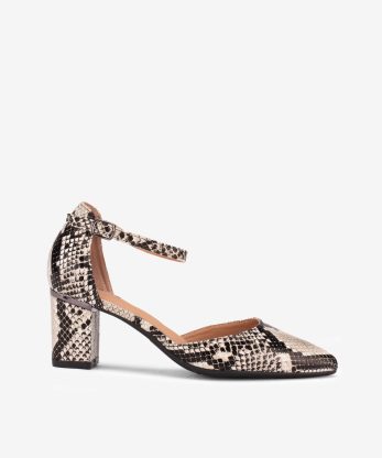 SAPATO PUMP DE TACÃO ESTAMPADO