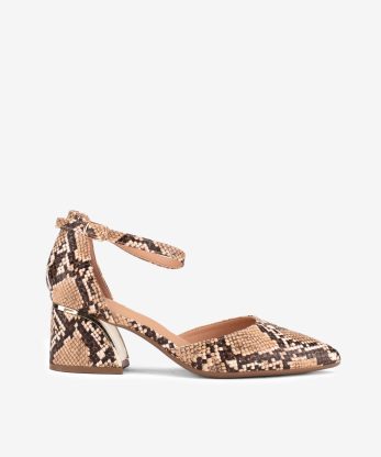SAPATO PUMP DE TACÃO ESTAMPADO