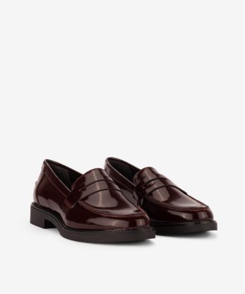 Alternative view of SAPATO LOAFER EM PELE POLIDA COM SOLA RASA