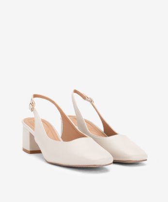 Alternative view of SAPATO SLING BACK DE TACÃO COM FORMA QUADRADA