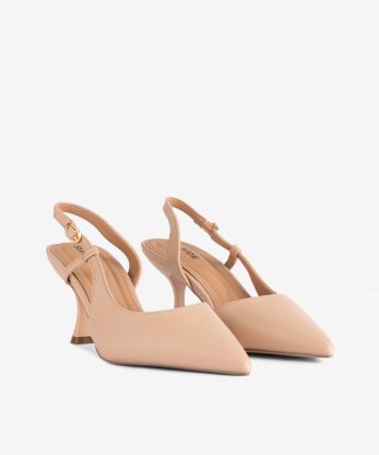 Alternative view of SAPATO PUMP SLING BACK DE SALTO COM FORMA PONTIAGUDA