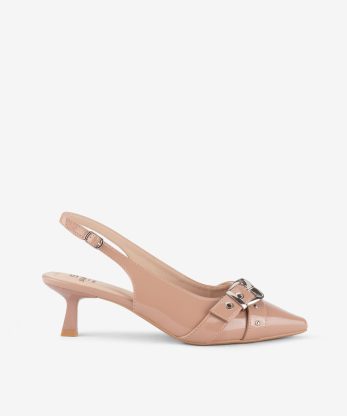 SAPATO PUMP SLING BACK EFEITO PELE