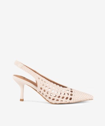 SAPATO SLING BACK ENTRANÇADO