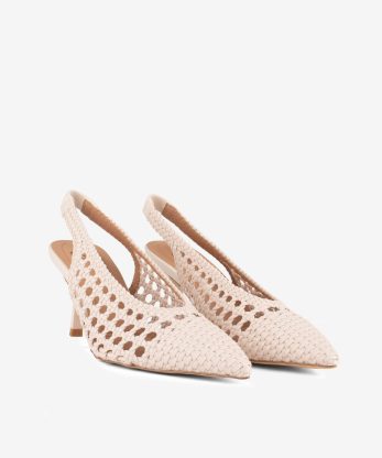 Alternative view of SAPATO SLING BACK ENTRANÇADO