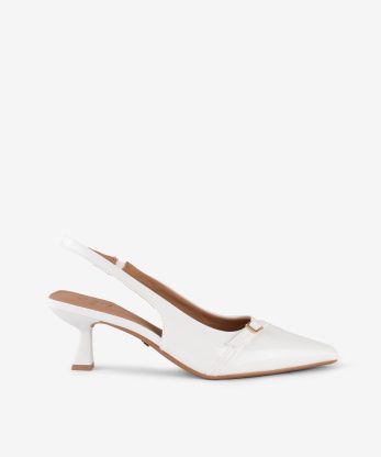 SAPATO PUMP SLING BACK EM VERNIZ